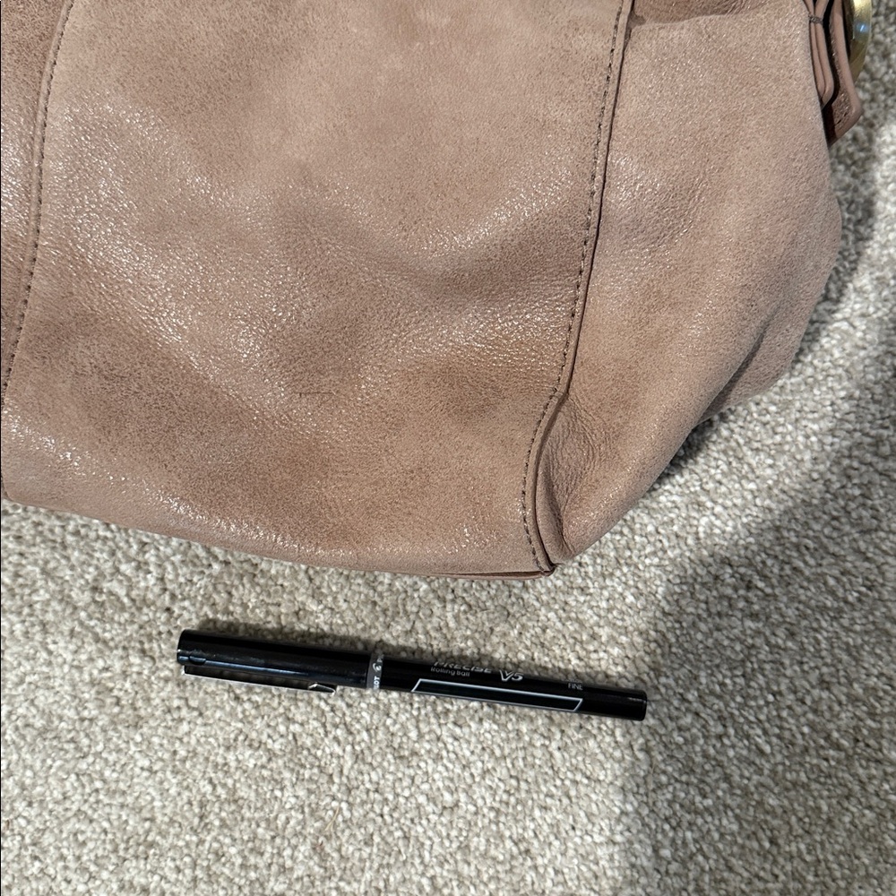 HOBO tan satchel purse - Picture 5 of 5